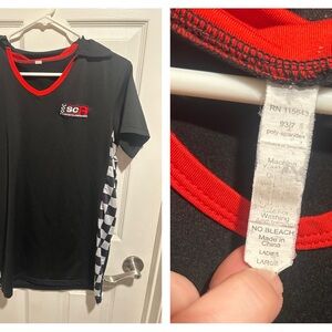 Sport Clips Racing Shirt - Black and Red